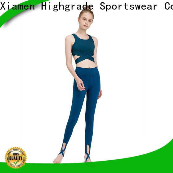 Highgrade Sportswear high quality nylon leggings manufacturer for ladies