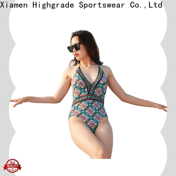 Highgrade Sportswear strapless one piece swimsuit supplier for holiday