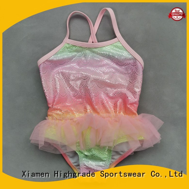 Highgrade Sportswear custom toddler girls swimwear wholesale for children