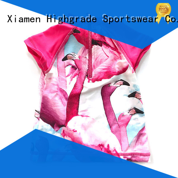 Highgrade Sportswear girls rash guard set supplier for boys
