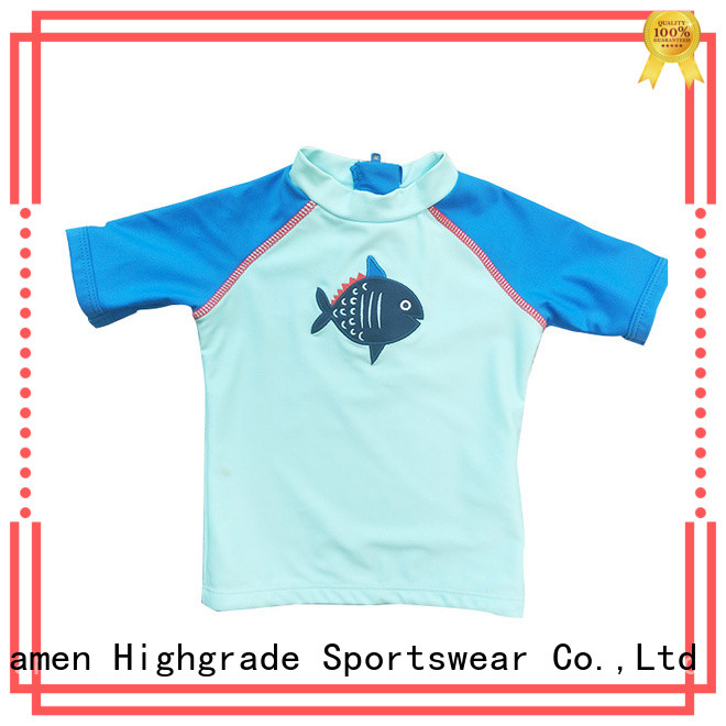 Highgrade Sportswear toddler rash guard swimsuit manufacturer for babies